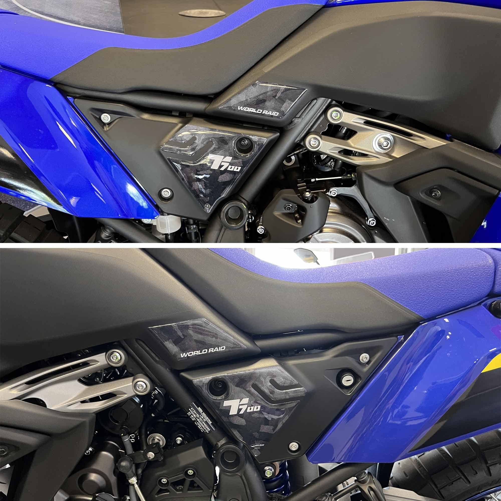 labelbike - Compatible with 3D sticker side protection for motorcycle under seat area Yamaha Tenere 700 World Raid from 2022
labelbike - Compatible with 3D sticker side protection for motorcycle under seat area Yamaha Tenere 700 World Raid from 2022