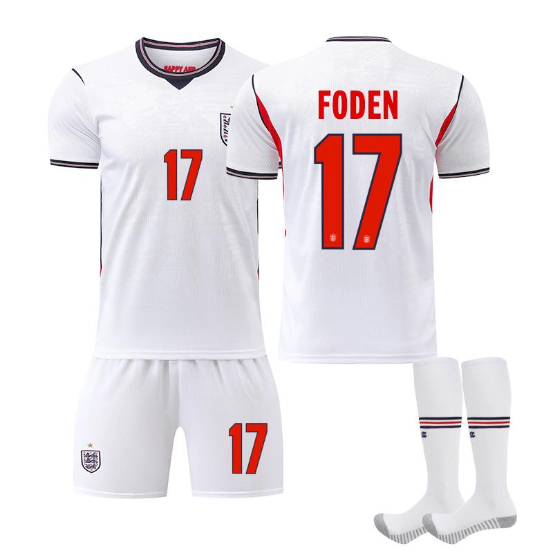 2026 FIFA World Cup England Home #17 FODEN Sport Training Jersey Set with Socks Teens Kids Adults Football Kits 16
2026 FIFA World Cup England Home #17 FODEN Sport Training Jersey Set with Socks Teens Kids Adults Football Kits 16