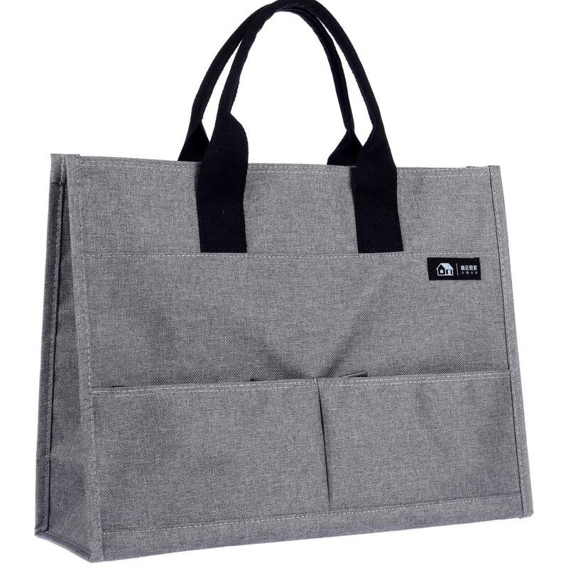 Large Capacity 3-Zipper Canvas File Tote Bag
Large Capacity 3-Zipper Canvas File Tote Bag