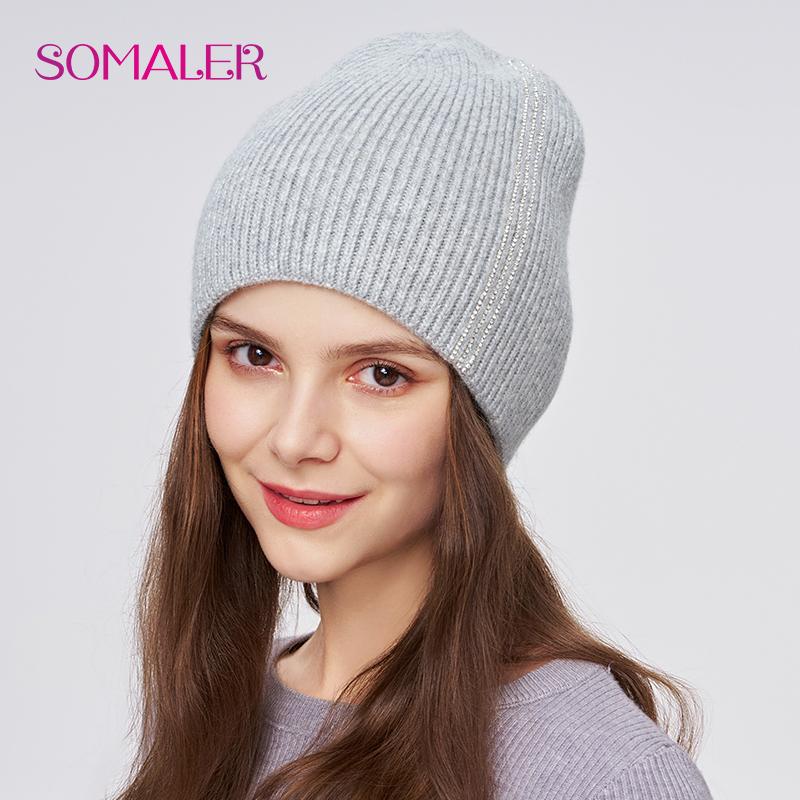 SOMALER Женская зимняя шерстяная шапка Высококачественная шерстяная вязаная шапка-бини со стразами Толстая теплая двухслойная уличная шапка-бини One Size серый
SOMALER Женская зимняя шерстяная шапка Высококачественная шерстяная вязаная шапка-бини со стразами Толстая теплая двухслойная уличная шапка-бини One Size серый