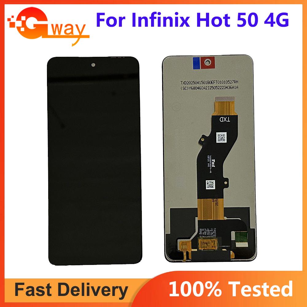 LCD Screen and Digitizer Full Assembly For Infinix Hot 50 4G X6882
LCD Screen and Digitizer Full Assembly For Infinix Hot 50 4G X6882