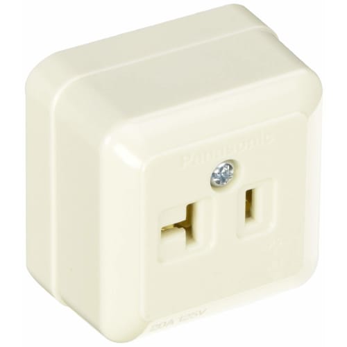 Panasonic 15A/20A square outlet/P WK1821P
Panasonic 15A/20A square outlet/P WK1821P