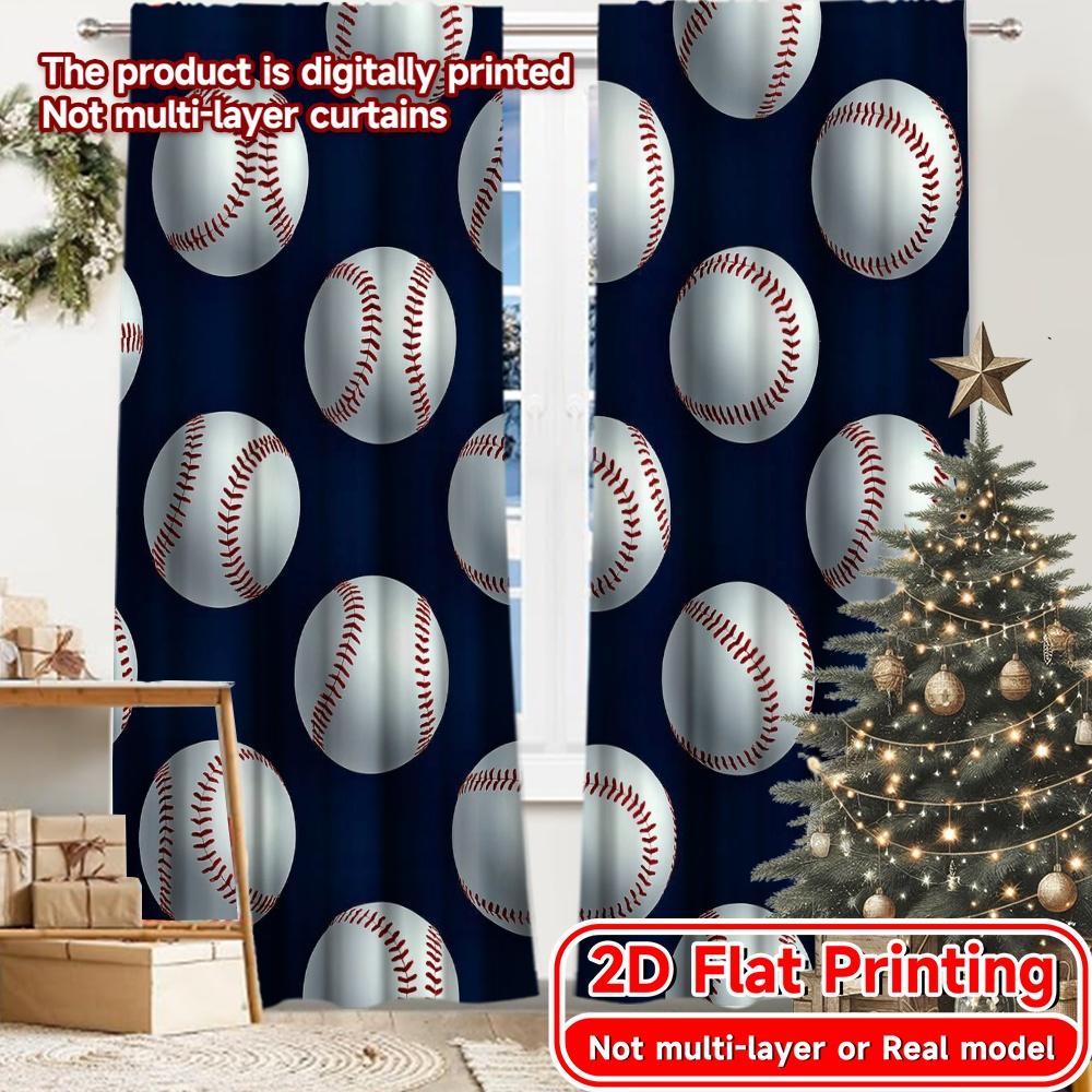 2D Flat Printing 2pcs Baseball Cascade Popular Contemporary Curtains Polyester Curtains Decorations Perfect for Study Living 100*130 Grommet Top 1pcs
2D Flat Printing 2pcs Baseball Cascade Popular Contemporary Curtains Polyester Curtains Decorations Perfect for Study Living 100*130 Grommet Top 1pcs