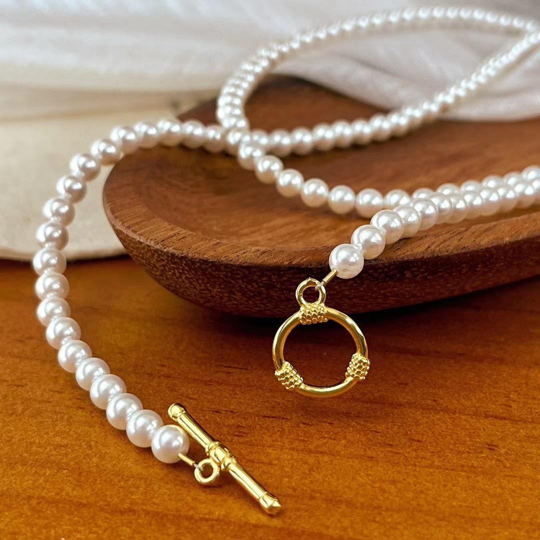 Vintage Shijia Cold White Atmosphere Pearl Necklace Sweater Chain Basic Commuter Long Chain Baby Beads
Vintage Shijia Cold White Atmosphere Pearl Necklace Sweater Chain Basic Commuter Long Chain Baby Beads