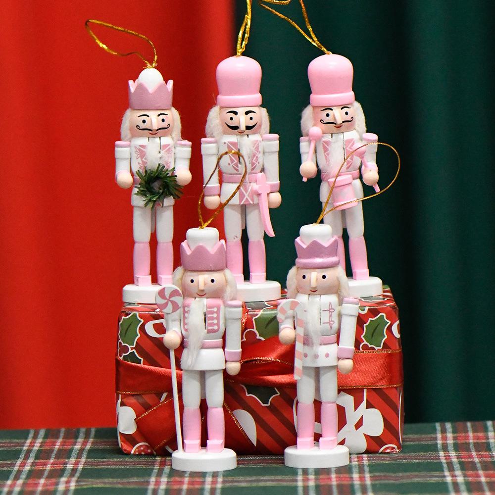 1Set/5Pcs 13cm Wood Nutcracker Desktop Christmas Ornament Household Hanging Decorations Ht213
1Set/5Pcs 13cm Wood Nutcracker Desktop Christmas Ornament Household Hanging Decorations Ht213