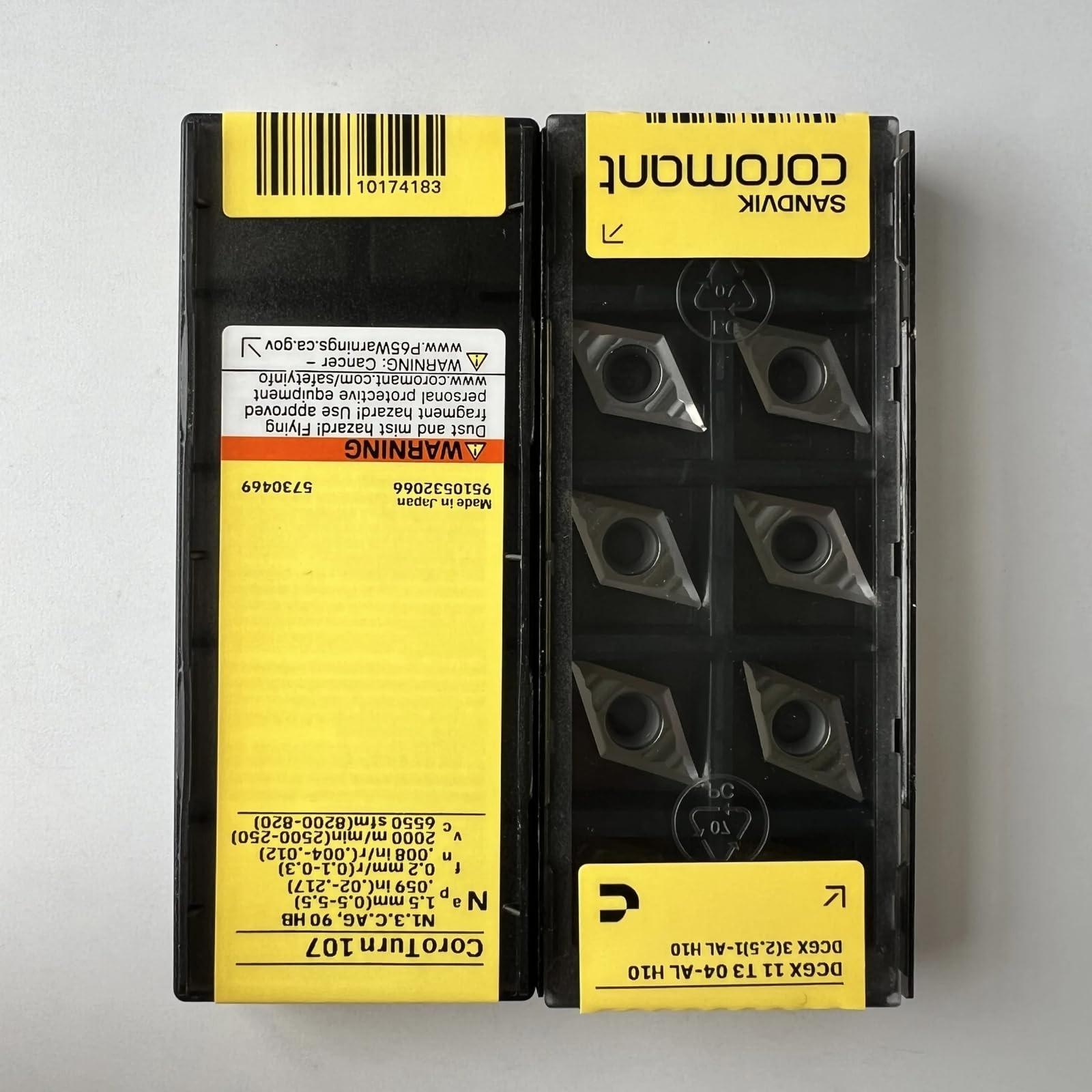 Original Sandvik / DCGX11T304-AL H10 CNC lathe carbide blade tool 10 Pcs
Original Sandvik / DCGX11T304-AL H10 CNC lathe carbide blade tool 10 Pcs