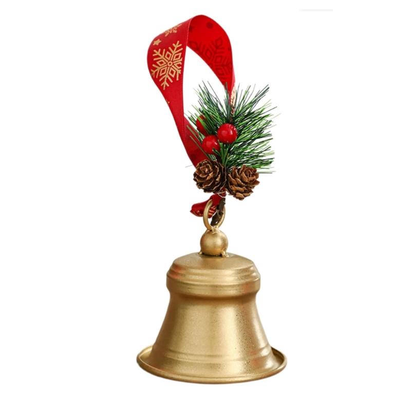 Elegant Metal Bells Pendant for Festival Holiday Decors Christmas Tree and Door Wreath Ornament with Hanging String
Elegant Metal Bells Pendant for Festival Holiday Decors Christmas Tree and Door Wreath Ornament with Hanging String