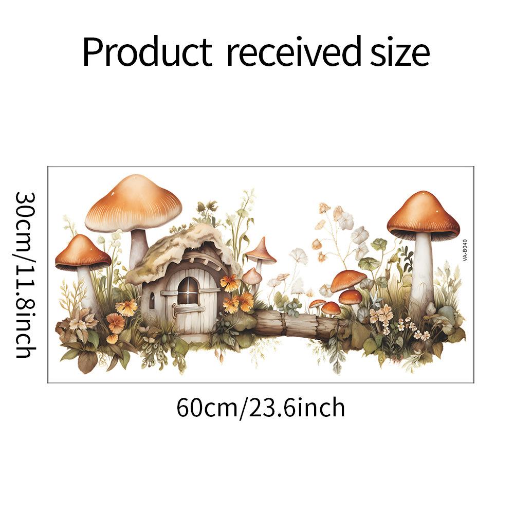 1pcs Painted Mushroom House Flowers Bedroom Living Room Home Decoration Beautifying Wall Paste Self-Adhesive 30x60cm
1pcs Painted Mushroom House Flowers Bedroom Living Room Home Decoration Beautifying Wall Paste Self-Adhesive 30x60cm