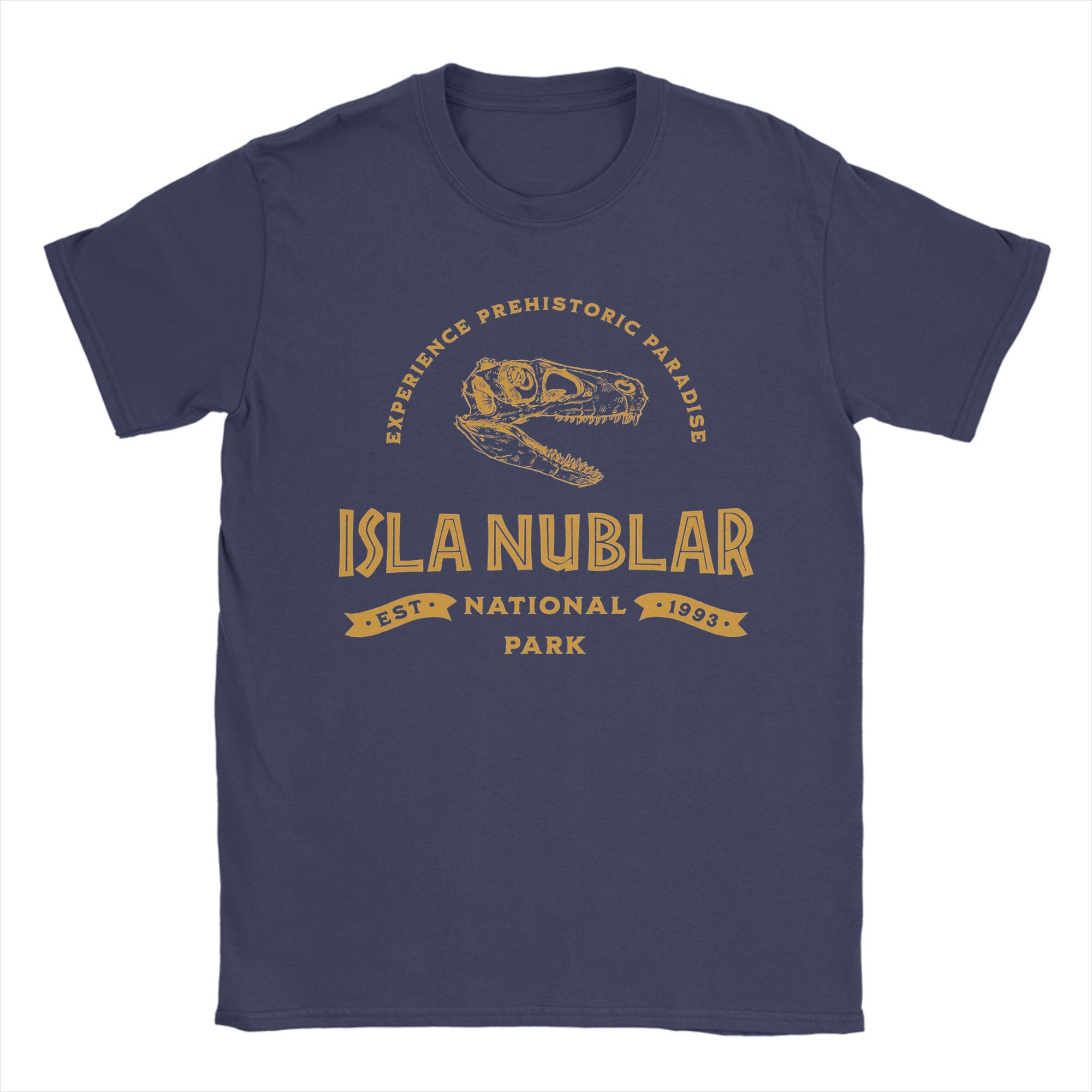 Cool Isla Nublar National Park Est. 1993 Jurassic Park T-Shirts Men Pure Cotton T Shirts Short Sleeve Tee Shirt Plus Size Tops 4XL
Cool Isla Nublar National Park Est. 1993 Jurassic Park T-Shirts Men Pure Cotton T Shirts Short Sleeve Tee Shirt Plus Size Tops 4XL