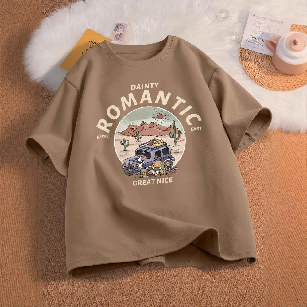 Cotton short-sleeved t-shirt women s summer 2025 new girls summer half-sleeved t-shirt summer women s top loose summer S
Cotton short-sleeved t-shirt women s summer 2025 new girls summer half-sleeved t-shirt summer women s top loose summer S
