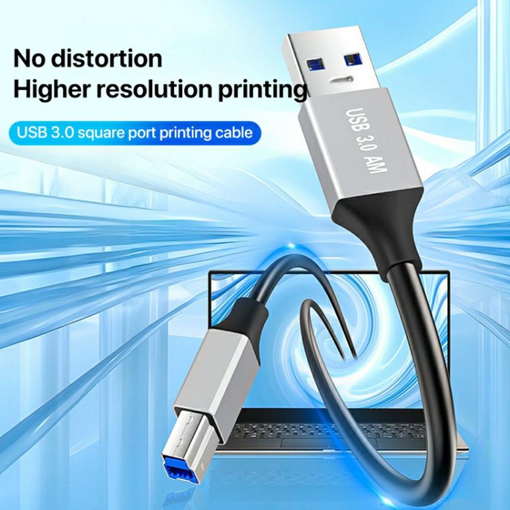 1m Plug and Play USB-A 3.0 to USB-B Square Port Male to Male Data Cable for Printer As Shown A
1m Plug and Play USB-A 3.0 to USB-B Square Port Male to Male Data Cable for Printer As Shown A