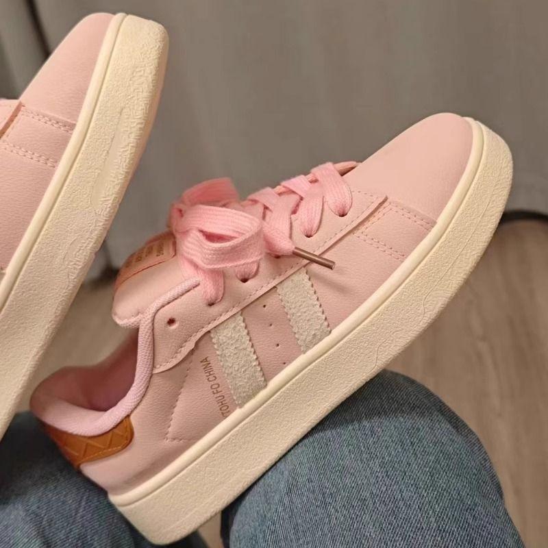 Two bars little white shoes new spring breathable casual versatile sports shoes flat-bottomed round head board shoes 40 рожевий
Two bars little white shoes new spring breathable casual versatile sports shoes flat-bottomed round head board shoes 40 рожевий
