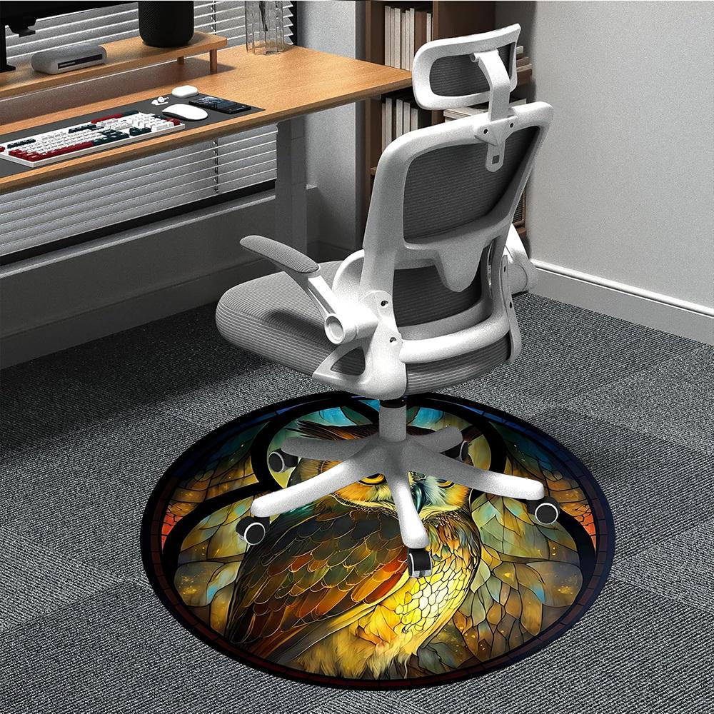 1pc Stained Glass Owl Chair Carpet for Office Non-Slip, Machine Washable Rug for Office, Room - Holiday Decor, Machine Made yy251016153 80cm by 80cm
1pc Stained Glass Owl Chair Carpet for Office Non-Slip, Machine Washable Rug for Office, Room - Holiday Decor, Machine Made yy251016153 80cm by 80cm
