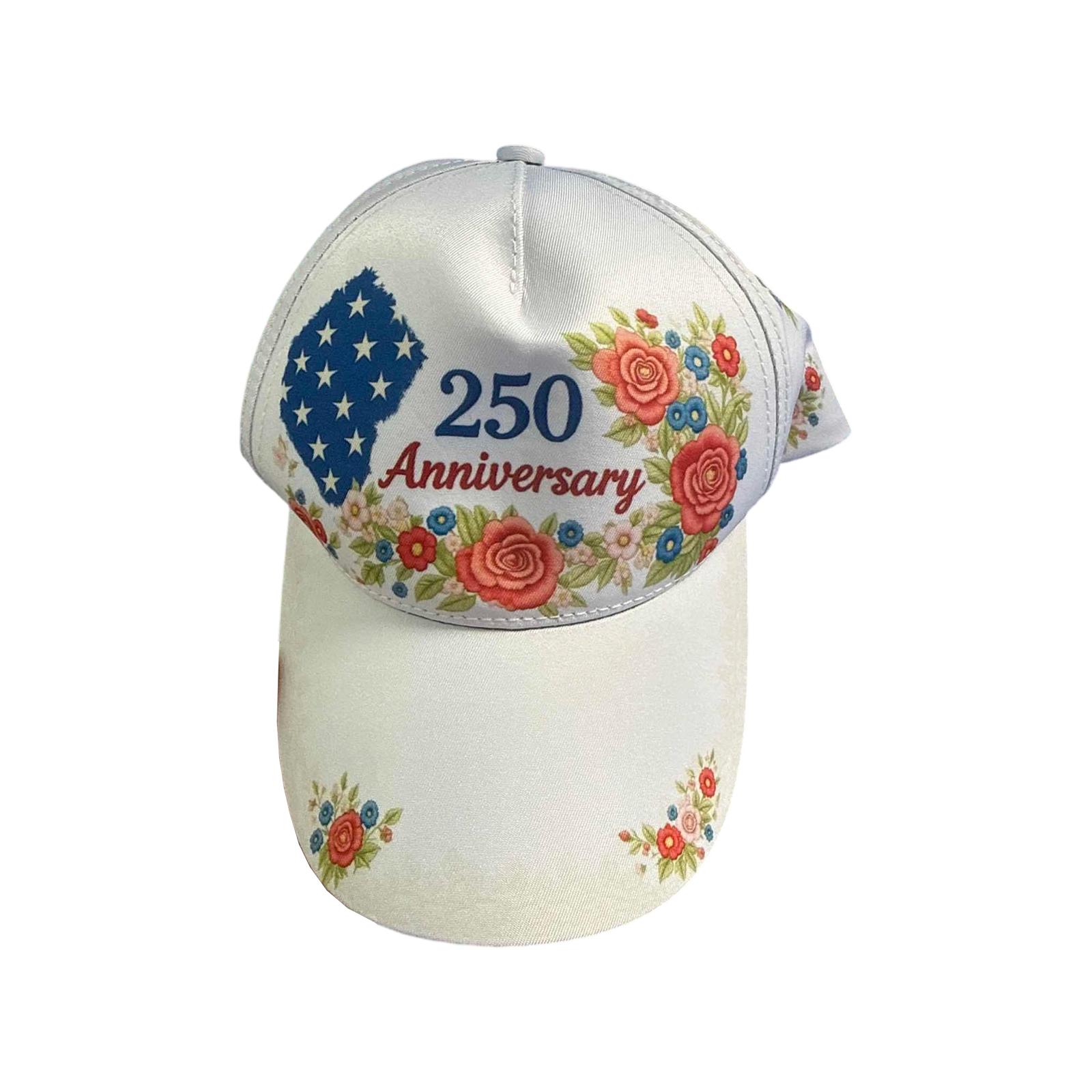 250th Anniversary Vintage Floral Embroidered Cap with Silk Flower Detail for Commemorative Events Tea Parties and Weddings One Size
250th Anniversary Vintage Floral Embroidered Cap with Silk Flower Detail for Commemorative Events Tea Parties and Weddings One Size