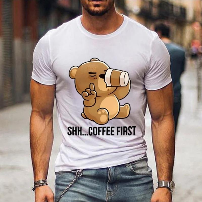 Adult Summer Fun Coffee Bear Tshirt Cute Casual Tshirt Soft Anime Style Suitable Coffee Lovers Both Men Women Street Couples 3XL
Adult Summer Fun Coffee Bear Tshirt Cute Casual Tshirt Soft Anime Style Suitable Coffee Lovers Both Men Women Street Couples 3XL
