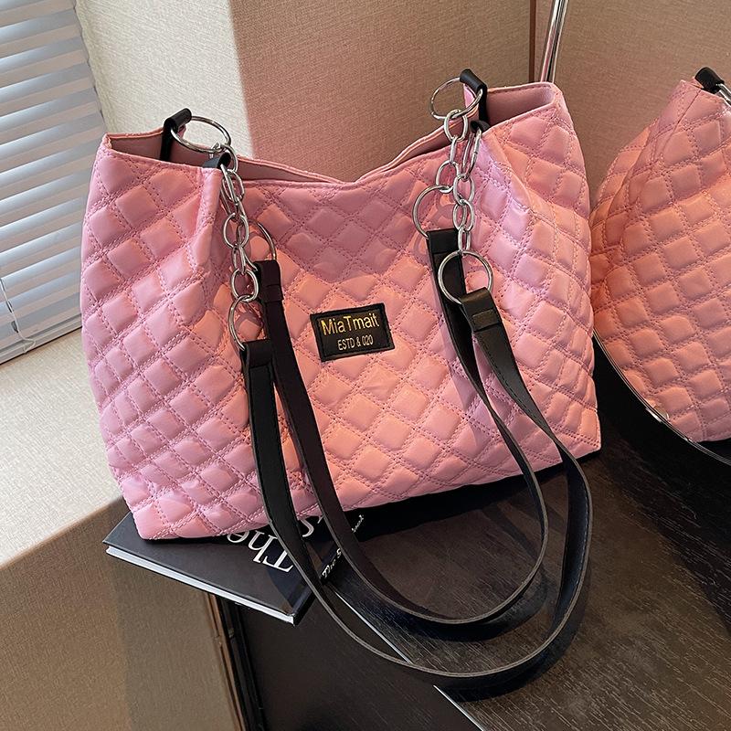 Сумка великої місткості. Жіноча модна дорожня сумка. Сумочка на плече для студенток середньої школи. рожевий
Сумка великої місткості. Жіноча модна дорожня сумка. Сумочка на плече для студенток середньої школи. рожевий