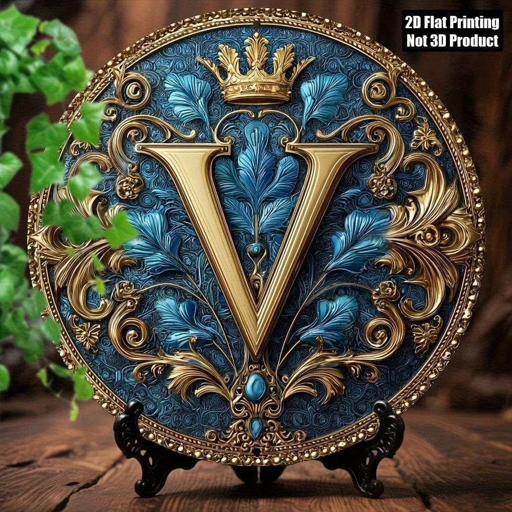 Vintage Metal Wall Decor Ornate Letter V Plaque 8x8 Inch Aluminum Baroque Home Art Turquoise Golden 2D Flat Hanging 20x20 разноцветный
Vintage Metal Wall Decor Ornate Letter V Plaque 8x8 Inch Aluminum Baroque Home Art Turquoise Golden 2D Flat Hanging 20x20 разноцветный