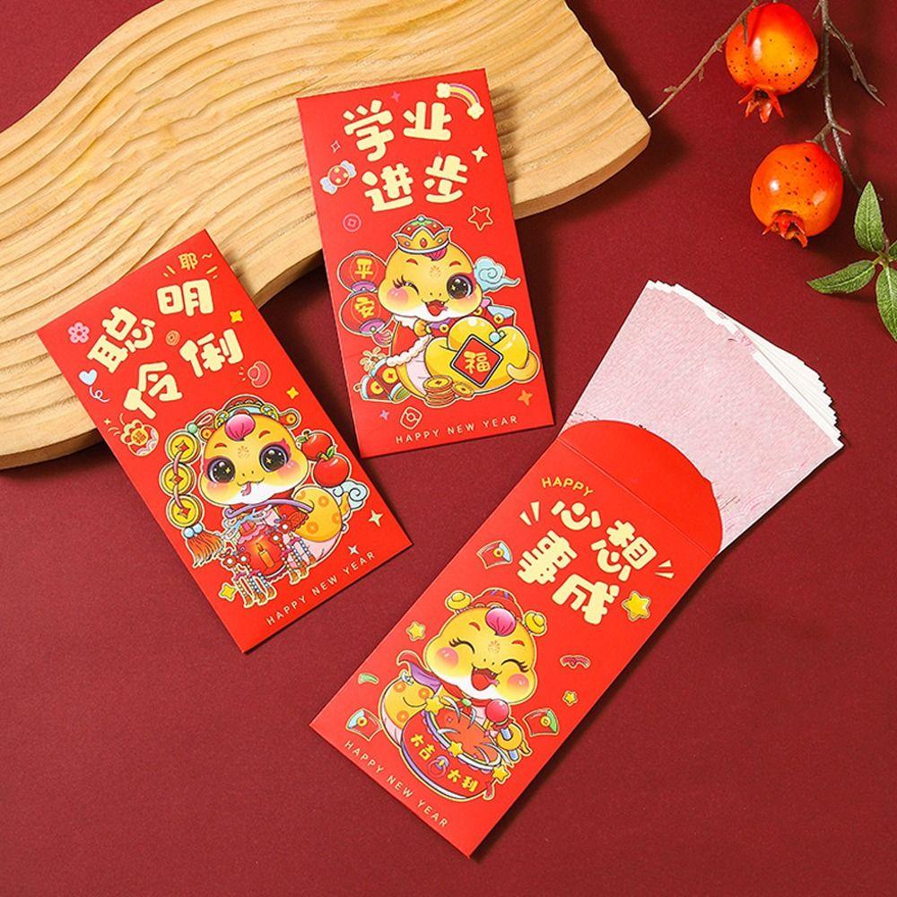 Traditional 2025 Snake Year Red Envelopes Blessing Red Packet Good Luck Money Bags Kids Gift
Traditional 2025 Snake Year Red Envelopes Blessing Red Packet Good Luck Money Bags Kids Gift
