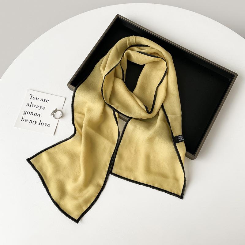 Однотонный маленький шарф для женщин в корейском стиле, универсальный тонкий узкий длинный шарф с повязкой для волос, темпераментный шарф-лента 155*17cm
Однотонный маленький шарф для женщин в корейском стиле, универсальный тонкий узкий длинный шарф с повязкой для волос, темпераментный шарф-лента 155*17cm