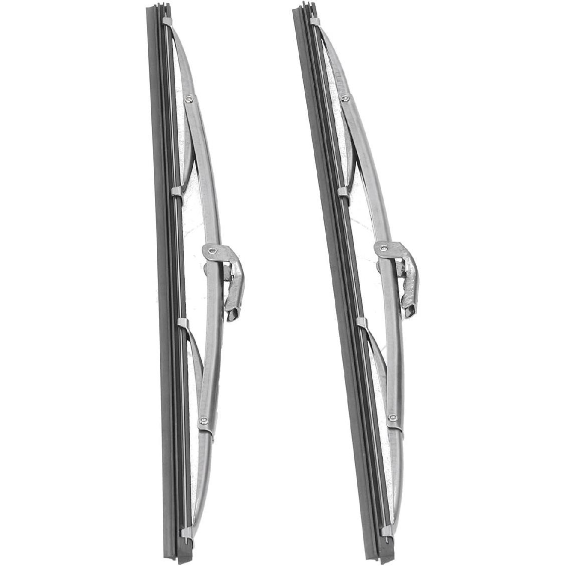 Stainless Steel Polished Silver Wiper Blades, Universal 12in, Rainproof, Sunproof
Stainless Steel Polished Silver Wiper Blades, Universal 12in, Rainproof, Sunproof