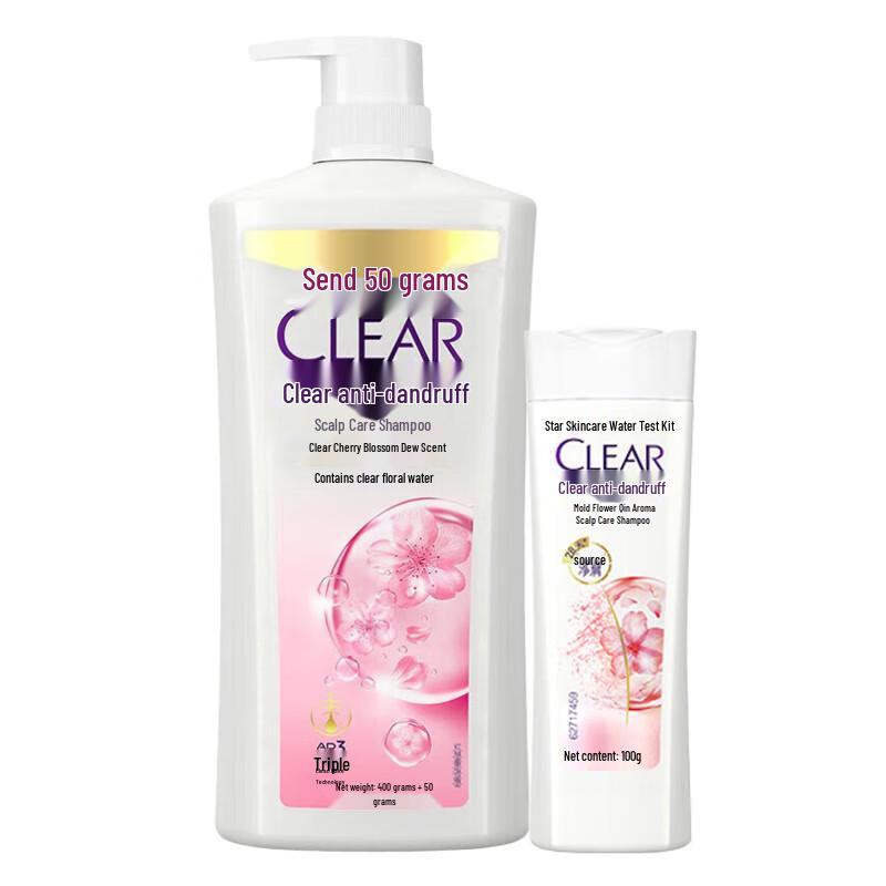 Clear Anti-Dandruff Shampoo - Cherry Blossom Dew Scent
Clear Anti-Dandruff Shampoo - Cherry Blossom Dew Scent