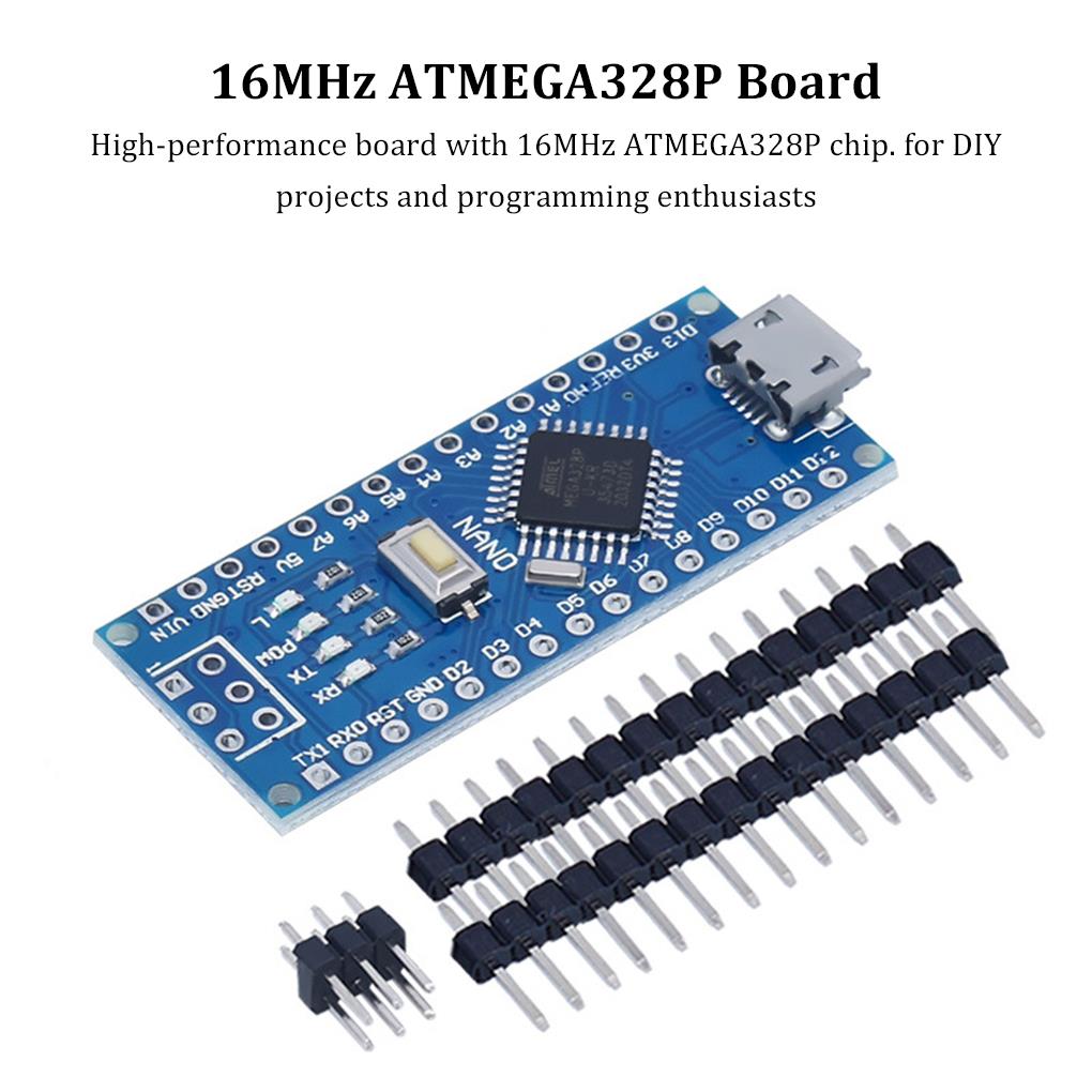 Improved ATMEGA328P Development Board For Engineers With USB Cable Included 16Mhz ATMEGA328P
Improved ATMEGA328P Development Board For Engineers With USB Cable Included 16Mhz ATMEGA328P