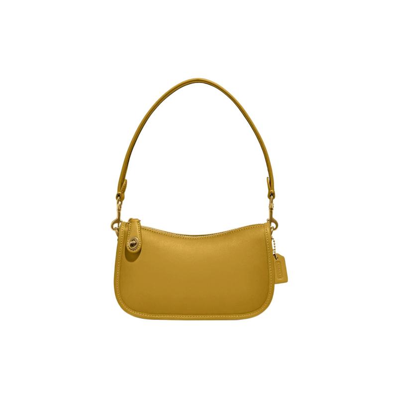 COACH Swinger 20 solid color zipper closure tanned leather underarm bag mahjong bag handbag shoulder bag women s linen yellow жовтий
COACH Swinger 20 solid color zipper closure tanned leather underarm bag mahjong bag handbag shoulder bag women s linen yellow жовтий