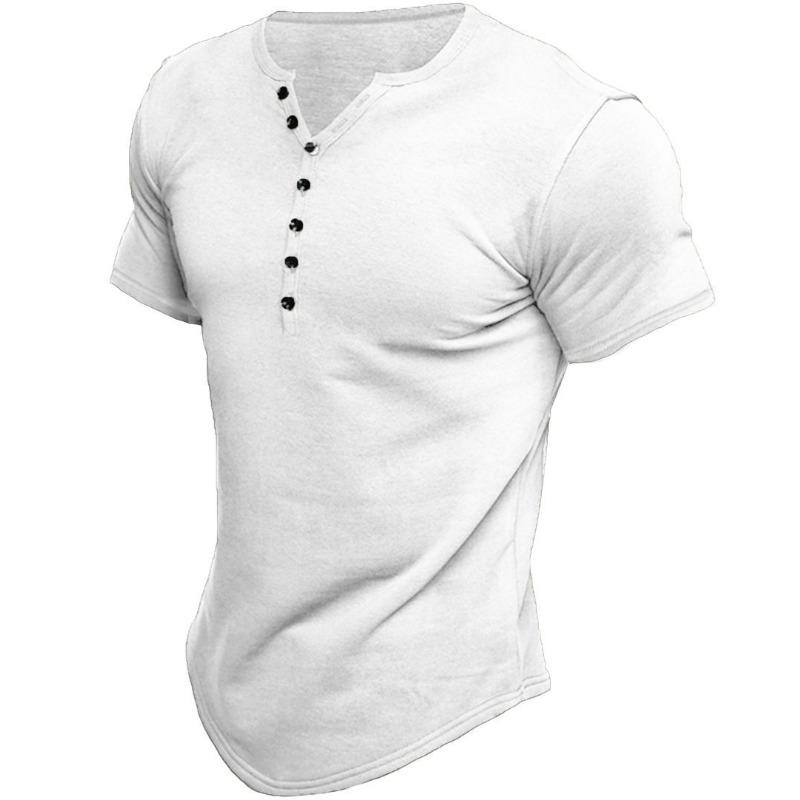 Men Solid Henley Neck T Shirt Short Sleeve Slim Fit Casual Breathable Summer Daily Streetwear Basic Top S белый
Men Solid Henley Neck T Shirt Short Sleeve Slim Fit Casual Breathable Summer Daily Streetwear Basic Top S белый