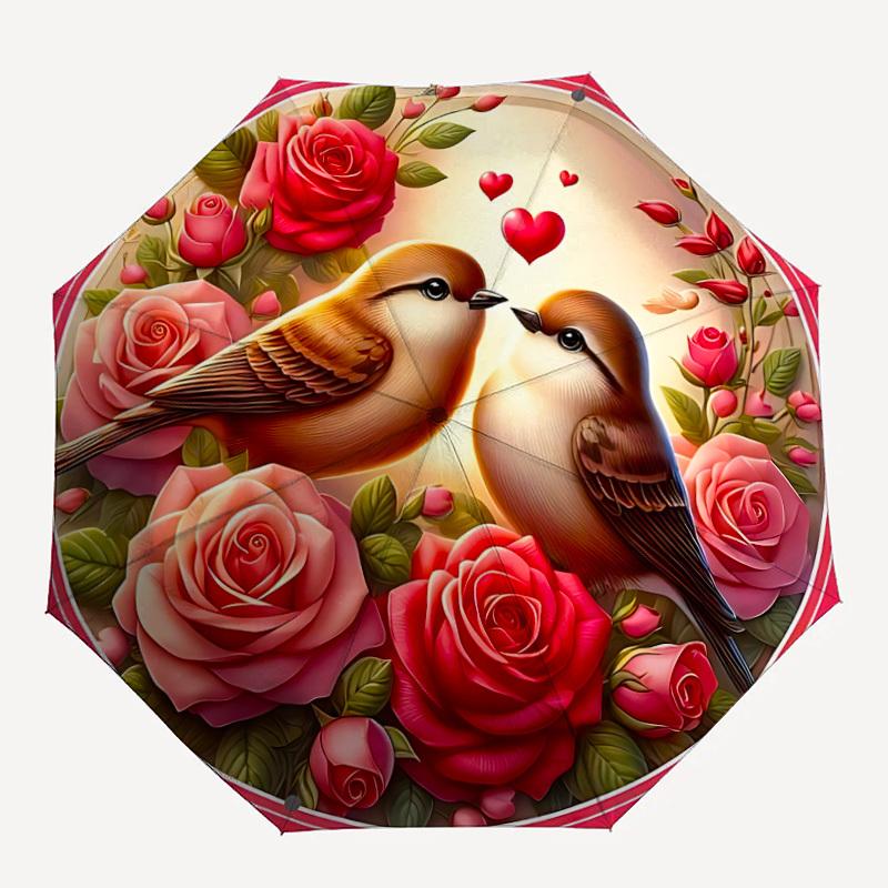 1pc Love Birds Decor Folding Umbrella, Durable, Suitable for Outdoor Activities or Rain, Suitable for Commuting yy251027120
1pc Love Birds Decor Folding Umbrella, Durable, Suitable for Outdoor Activities or Rain, Suitable for Commuting yy251027120
