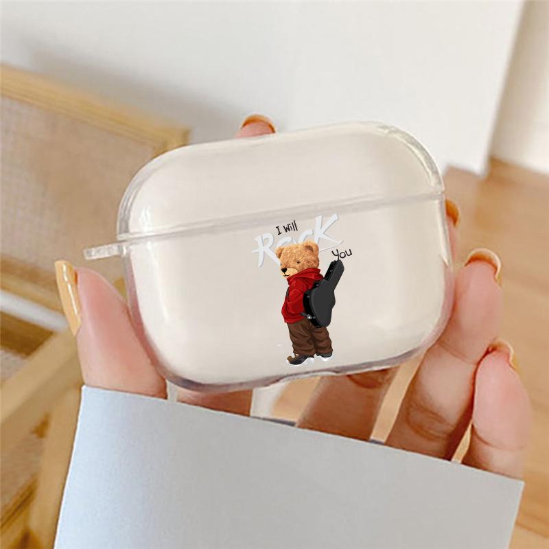 Cute Cartoon Bear Couple Earphone Case For Airpods 4 3 2 1 Animal Clear Soft Wireless Cover For Apple Airpod Pro 2 Accessories Airpods Pro
Cute Cartoon Bear Couple Earphone Case For Airpods 4 3 2 1 Animal Clear Soft Wireless Cover For Apple Airpod Pro 2 Accessories Airpods Pro