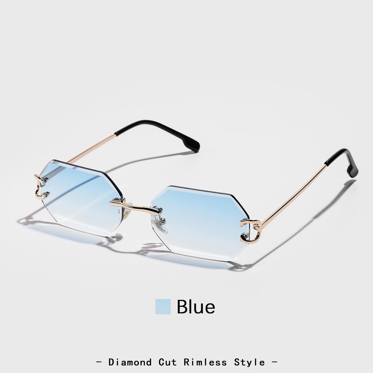 Ruiao 2026 new rimless luxury Sunglasses diamond cut sun shades for man and women designer brand glasses UV400 frameless eyewear
Ruiao 2026 new rimless luxury Sunglasses diamond cut sun shades for man and women designer brand glasses UV400 frameless eyewear