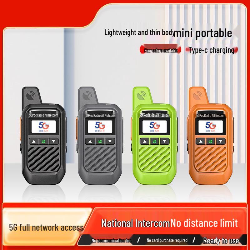 T35 Mini Intercom Handset: 5000 km Range, 5G, Outdoor Handheld Device with Card Slot. зелений
T35 Mini Intercom Handset: 5000 km Range, 5G, Outdoor Handheld Device with Card Slot. зелений