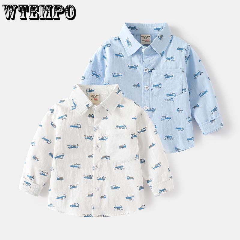 Fashion Printed Shirt Spring Boys Long Sleeved Shirt Baby Cartoon Square Neck Small Shirt 140
Fashion Printed Shirt Spring Boys Long Sleeved Shirt Baby Cartoon Square Neck Small Shirt 140