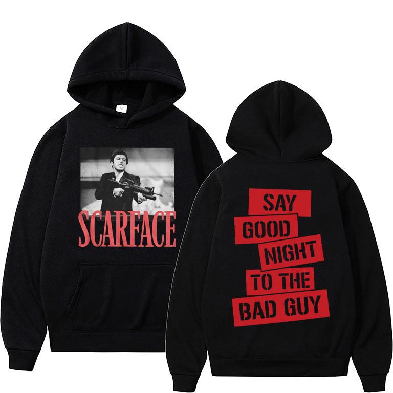 Scarface Tony Montana Big Guns Little Friend Hoodies Unisex Pacino Gangster Movie Hoodie Regular Unisexs Fashion EU Size Sweatshirt
Scarface Tony Montana Big Guns Little Friend Hoodies Unisex Pacino Gangster Movie Hoodie Regular Unisexs Fashion EU Size Sweatshirt