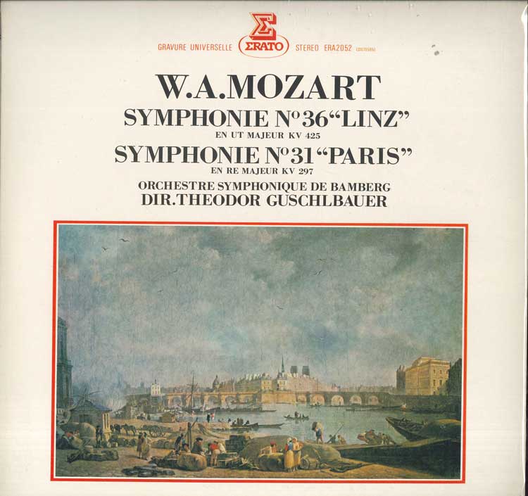 LP Record - Mozart: Symphony No. 36 Linz, Symph ERA2052PROMO ERATO Japan Classical Used
LP Record - Mozart: Symphony No. 36 Linz, Symph ERA2052PROMO ERATO Japan Classical Used