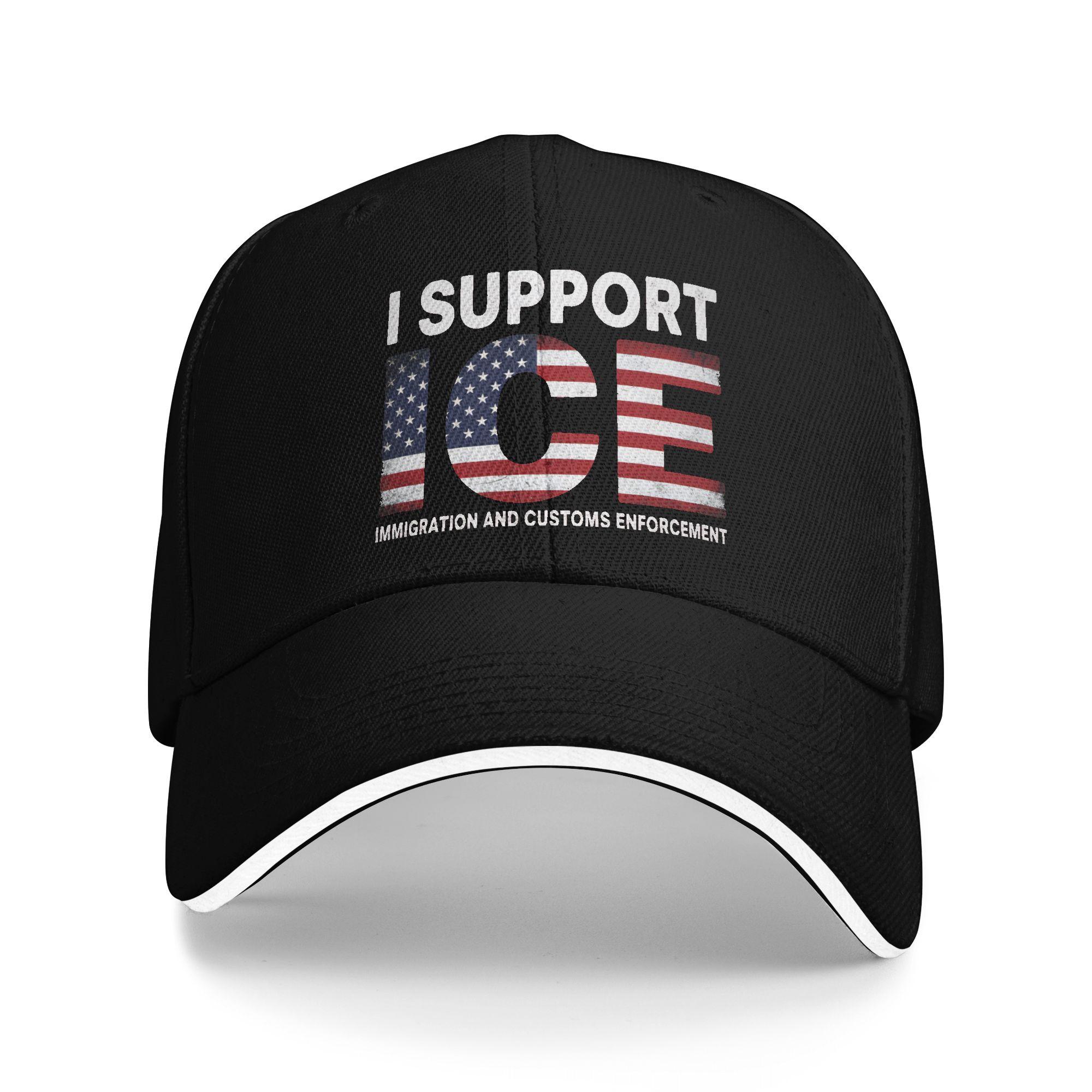 I Support ICE Immigration and Customs Enforcement Sun Baseball Cap Summer Male Design Hip Hop Hats Retro Camping Baseball Caps As Picture чёрный
I Support ICE Immigration and Customs Enforcement Sun Baseball Cap Summer Male Design Hip Hop Hats Retro Camping Baseball Caps As Picture чёрный