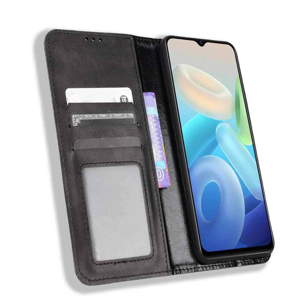 For vivo Y55 5G/Y75 5G/T1 5G PU Leather Retro Cover Mosaic Imprinted Stand Magnetic Adsorption Flip Wallet Case Black
For vivo Y55 5G/Y75 5G/T1 5G PU Leather Retro Cover Mosaic Imprinted Stand Magnetic Adsorption Flip Wallet Case Black