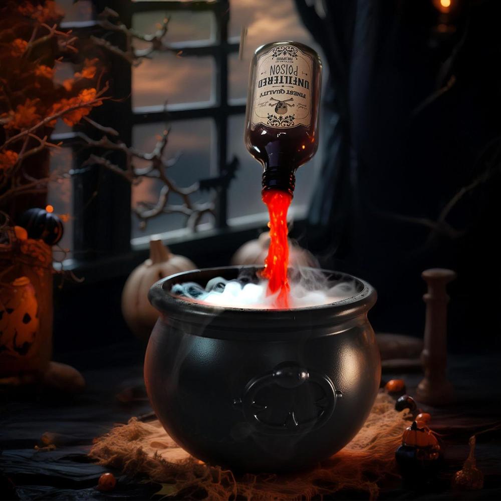 Halloween Decoration Black Wizard Bowl Magic Float Bottle and Diffuser Home Bar Magic Party Horror Skeleton DIY Props Halloween
Halloween Decoration Black Wizard Bowl Magic Float Bottle and Diffuser Home Bar Magic Party Horror Skeleton DIY Props Halloween