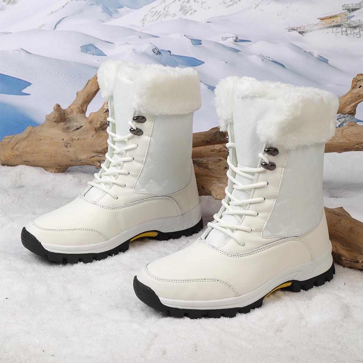 Winter Unisex Plus Size Snow Boots: High-Top, Non-Slip, Wear-Resistant, Fleece-Lined for Warmth. 38 белый
Winter Unisex Plus Size Snow Boots: High-Top, Non-Slip, Wear-Resistant, Fleece-Lined for Warmth. 38 белый