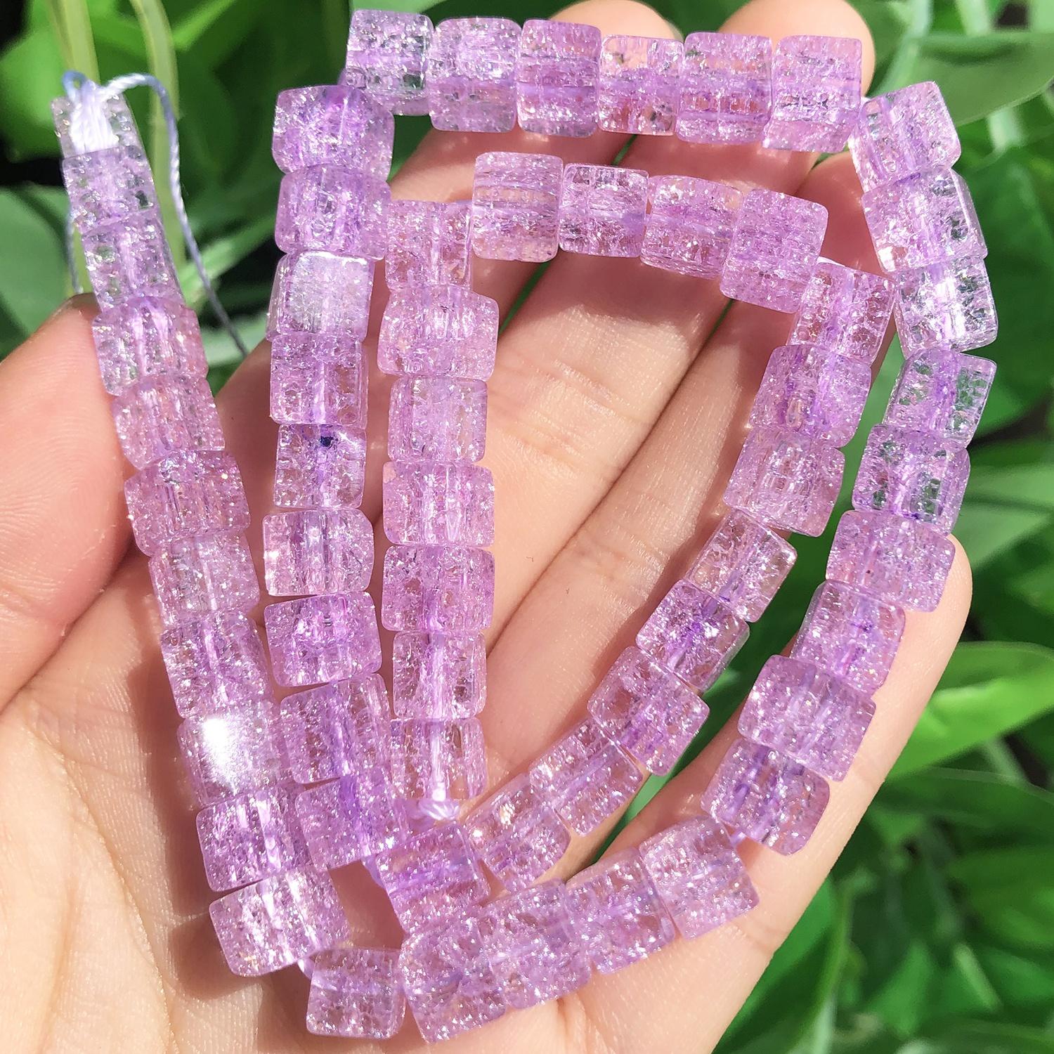 8 ммx8 мм 1 шт. квадратные снежные треснувшие хрустальные бусины, разноцветные натуральные кубические свободные бусины для изготовления ювелирных изделий, браслет, ожерелье, аксессуары 8mm (approx 58pcs) фиолетовый
8 ммx8 мм 1 шт. квадратные снежные треснувшие хрустальные бусины, разноцветные натуральные кубические свободные бусины для изготовления ювелирных изделий, браслет, ожерелье, аксессуары 8mm (approx 58pcs) фиолетовый