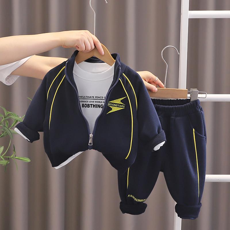 Комплект из 2 предметов с длинным рукавом для мальчиков, куртка на молнии для 0-5 лет, футболка с круглым вырезом и принтом букв, повседневные брюки, детская одежда высокого качества XXL темно-синий
Комплект из 2 предметов с длинным рукавом для мальчиков, куртка на молнии для 0-5 лет, футболка с круглым вырезом и принтом букв, повседневные брюки, детская одежда высокого качества XXL темно-синий