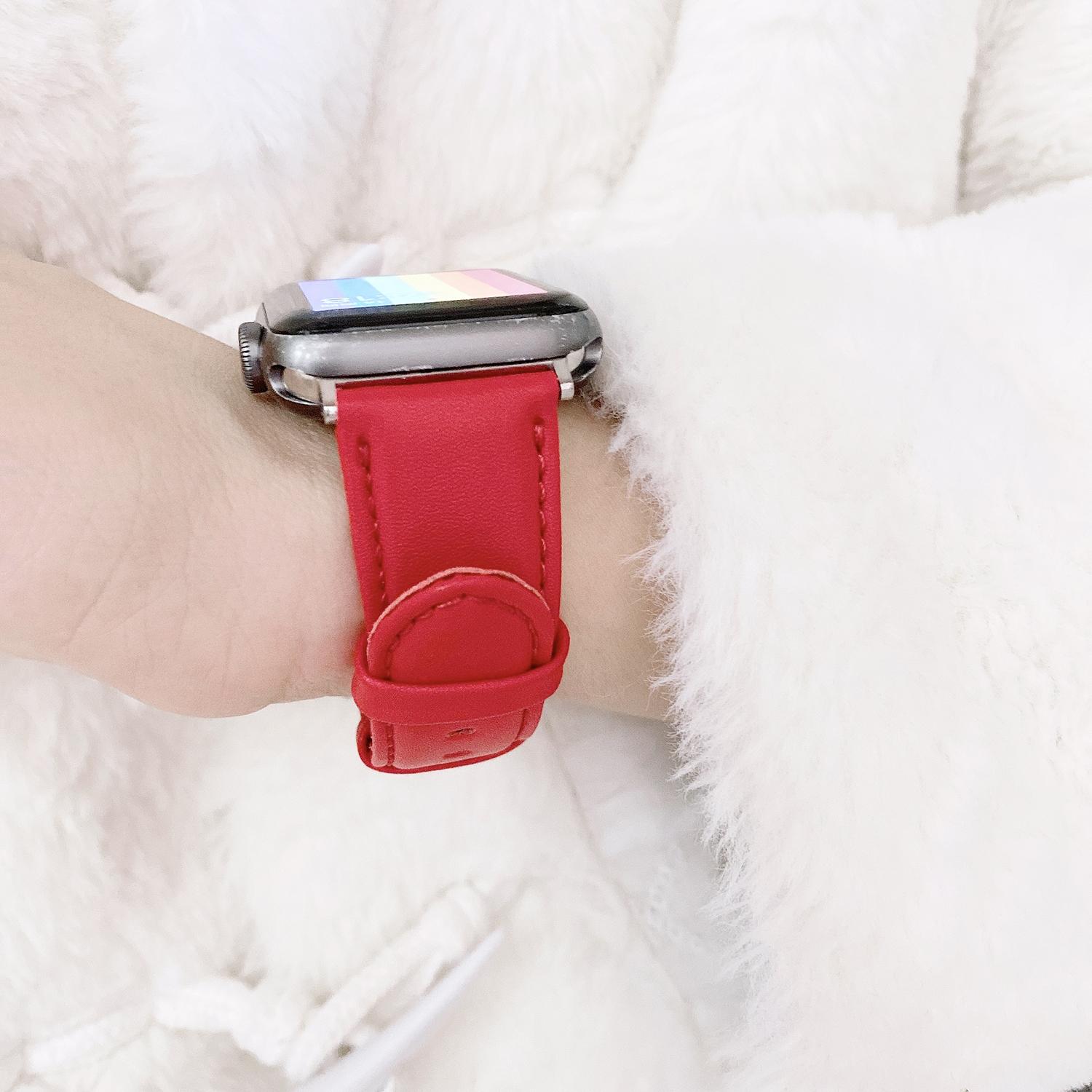 22mm Solid Color Genuine Leather Watch Band for Apple Watch Series 10 42mm/9 8 7 41mm/6 5 4 SE SE (2022) SE (2023) 40mm/3 2 1 38mm Brown
22mm Solid Color Genuine Leather Watch Band for Apple Watch Series 10 42mm/9 8 7 41mm/6 5 4 SE SE (2022) SE (2023) 40mm/3 2 1 38mm Brown
