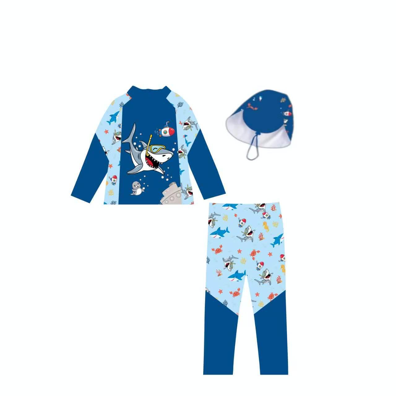 2026 Boys Sun Protection 3-Piece Swimsuit Set: Long Sleeve, Long Pants, Swim Cap - Sizes S, M, L 3XL (120-130cm, 47-55kg)
2026 Boys Sun Protection 3-Piece Swimsuit Set: Long Sleeve, Long Pants, Swim Cap - Sizes S, M, L 3XL (120-130cm, 47-55kg)