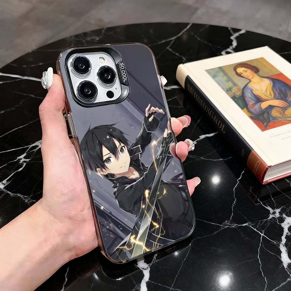 Sword Art Online Kirito Phone Case For iPhone 17,16,15,14,13,12,11 Plus,Pro Max,XS,Colorful Silver Phone case Funda Cover iPhone16se4
Sword Art Online Kirito Phone Case For iPhone 17,16,15,14,13,12,11 Plus,Pro Max,XS,Colorful Silver Phone case Funda Cover iPhone16se4