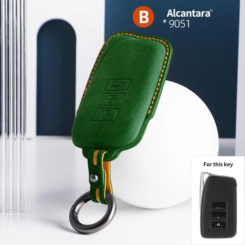 Alcantara Car Key Case Suede Keychain Cover Shell For Lexus ES200 300H RX UX260 Remote Buttons Protectors Accessories 2020 2023
Alcantara Car Key Case Suede Keychain Cover Shell For Lexus ES200 300H RX UX260 Remote Buttons Protectors Accessories 2020 2023