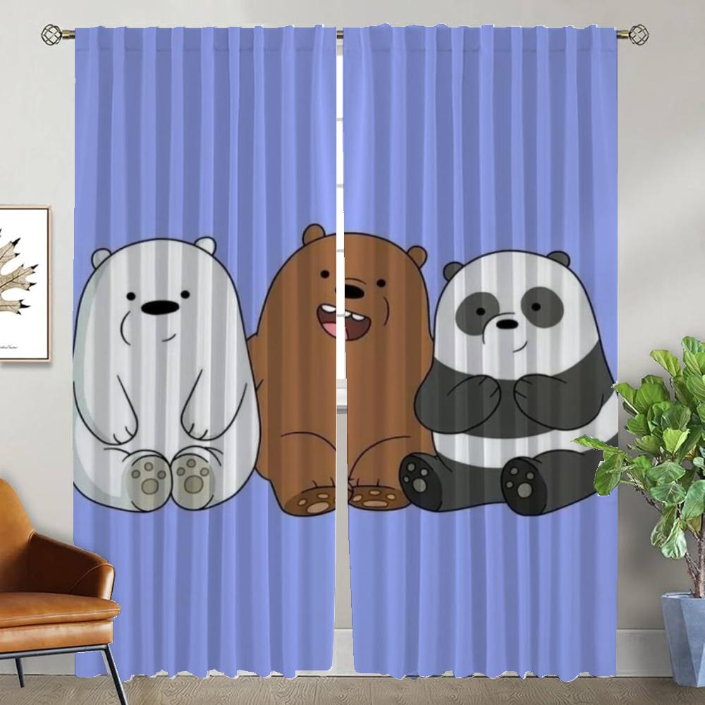 We Bare Bears Anti-mosquito Curtains for Living Room Partition Shades Blackout Curtain Halloween Decoration Tulle for Bedroom W50xH70cmx2pcs-CL
We Bare Bears Anti-mosquito Curtains for Living Room Partition Shades Blackout Curtain Halloween Decoration Tulle for Bedroom W50xH70cmx2pcs-CL