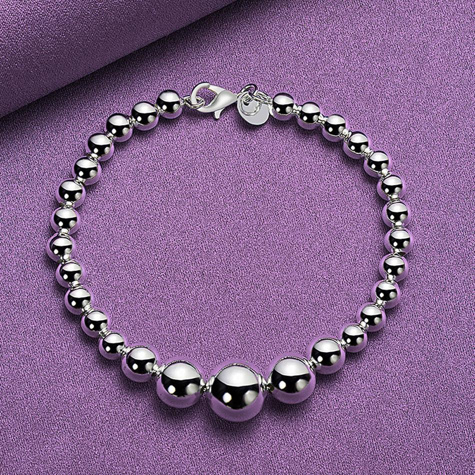 CHSHINE 925 стерлингового серебра бисерный браслет-цепочка для женщин мужчин свадебная вечеринка модные украшения с шармом 20CM 8inches
CHSHINE 925 стерлингового серебра бисерный браслет-цепочка для женщин мужчин свадебная вечеринка модные украшения с шармом 20CM 8inches