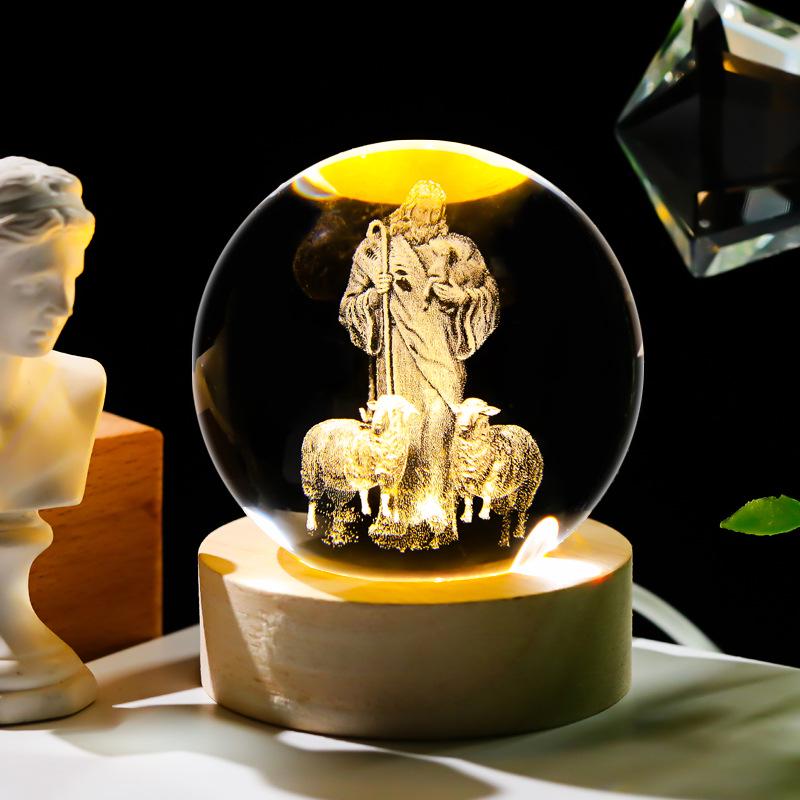 Luminous Virgin Mary Angel Crystal Ball Night Light Ornament 6cm Ball (White Boxed)
Luminous Virgin Mary Angel Crystal Ball Night Light Ornament 6cm Ball (White Boxed)
