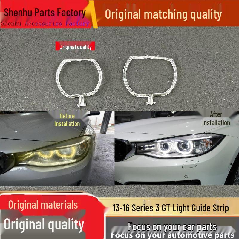 Compatible BMW 3 Series GT (2013-2016) Front Headlight Daytime Running Light Guide Strip Driver s Side Large Ring
Compatible BMW 3 Series GT (2013-2016) Front Headlight Daytime Running Light Guide Strip Driver s Side Large Ring