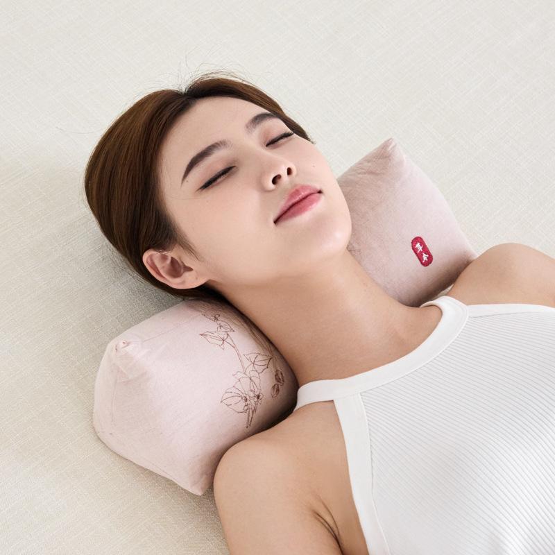 neck buckwheat hull cotton and linen triangular pillow buckwheat pillow herbal traction cervical spine pillow core 15x40cm 1pcs рожевий
neck buckwheat hull cotton and linen triangular pillow buckwheat pillow herbal traction cervical spine pillow core 15x40cm 1pcs рожевий